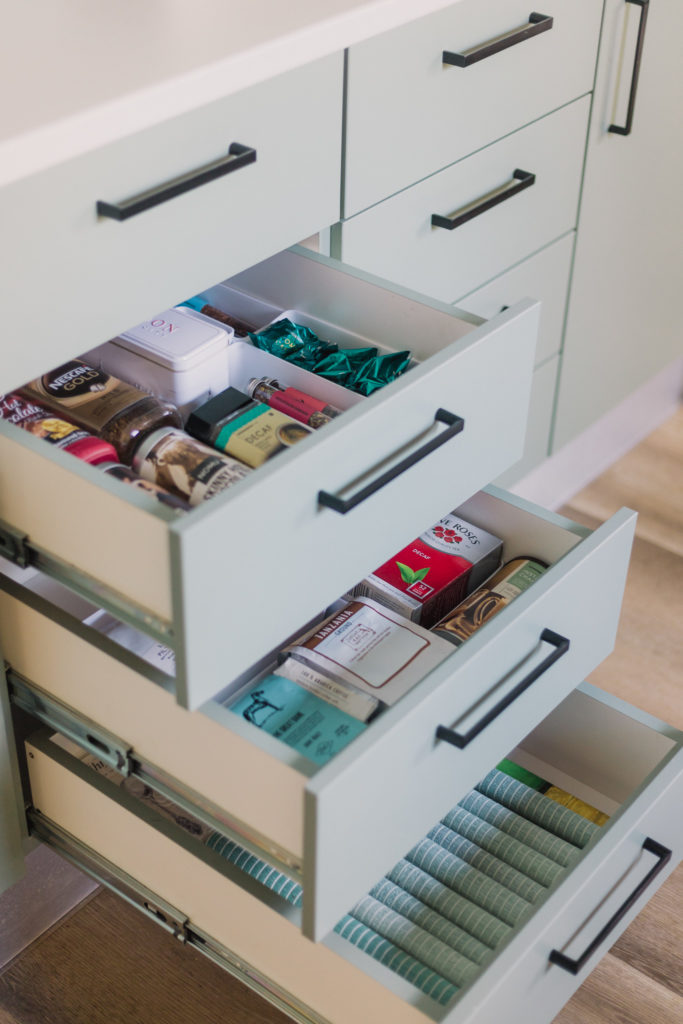 Premium Sorted tea selections cabinet